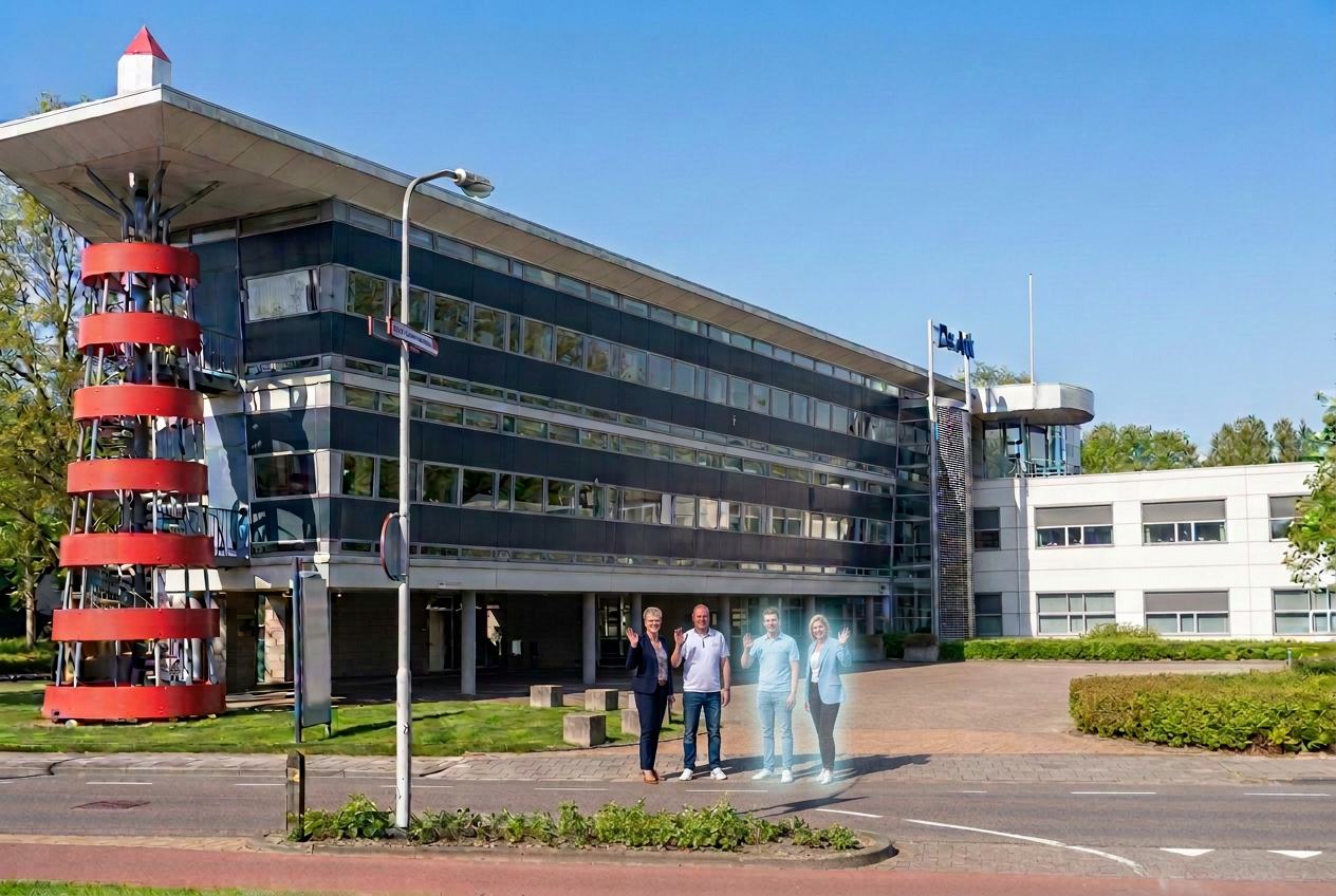 Het pand van Helder Personeel aan de Euroweg in Leek